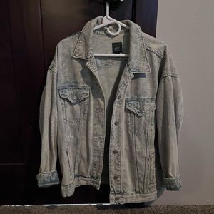 Oversized jean jacket
